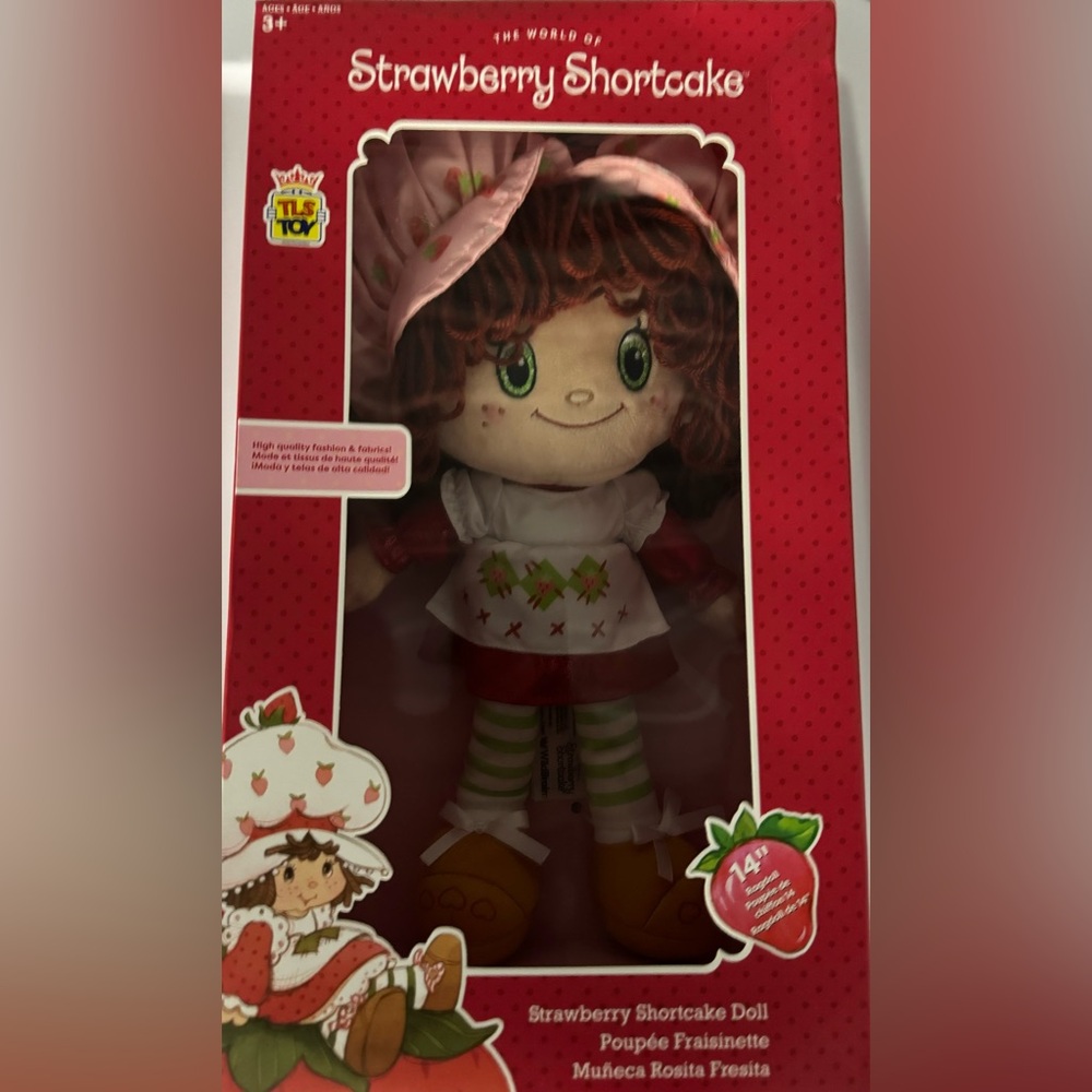 Strawberry Shortcake Rag Doll Vintage Reproduction Original 1980s Design Classic